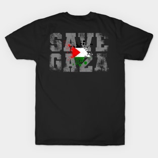Save Gaza Palestine Flag T-Shirt